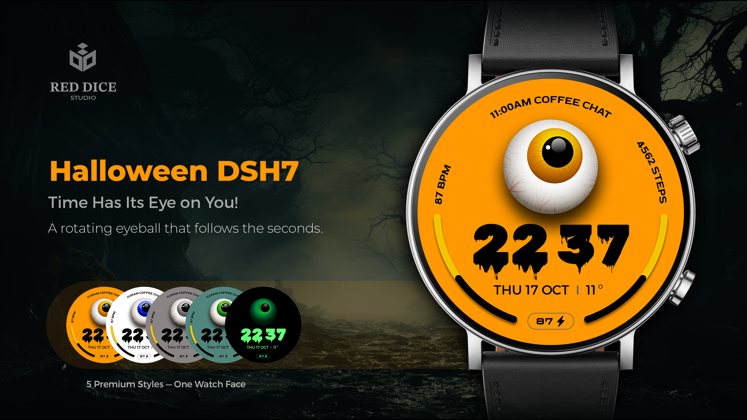 Halloween DSH7 watch face